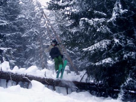 Julien dans la foret de Manigod